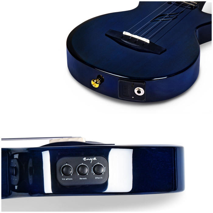 Hlavní obrázek Tenorové ENYA MUSIC Feather Mahogany - Blue