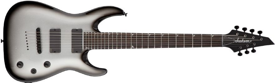 Hlavní obrázek 7strunné JACKSON SLATTXMG3-7 Soloist, Rosewood Fingerboard - Silverburst - 7strunná