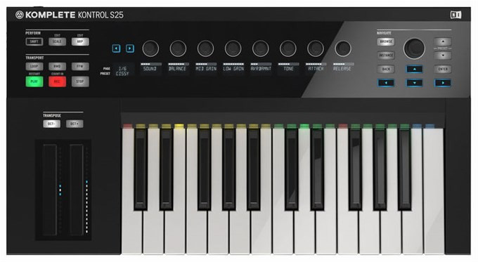 Hlavní obrázek MIDI keyboardy NATIVE INSTRUMENTS Komplete Kontrol S25