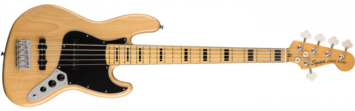 Levně Fender Squier Classic Vibe 70s Jazz Bass V Natural Maple