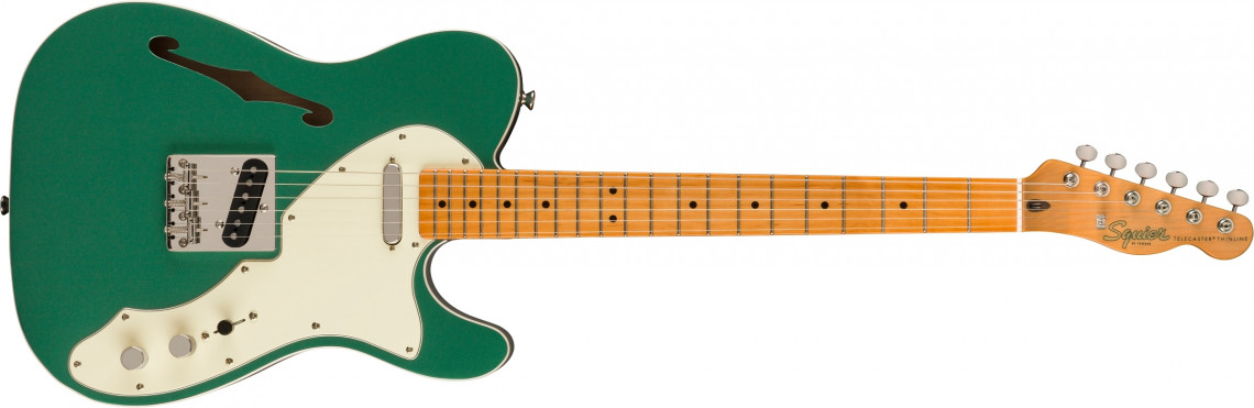 Levně Fender Squier Classic Vibe `60s Telecaster Thinline - Sherwood Green