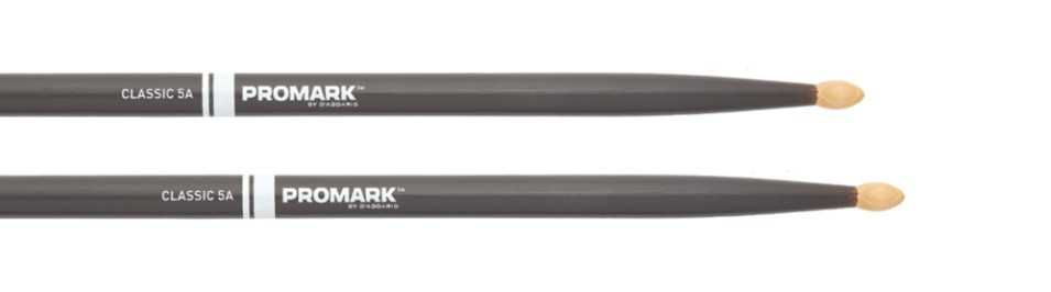 E-shop Pro-Mark TX5AW-GRAY Classic 5A Painted Hickory Wood Tip - Dark Gray