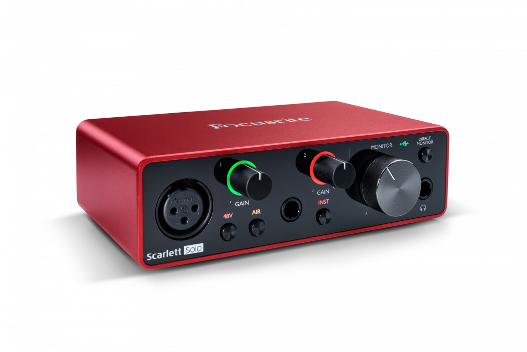 Hlavní obrázek USB zvukové karty FOCUSRITE Scarlett Solo 3G + Soundeus Fidelity 30 SET