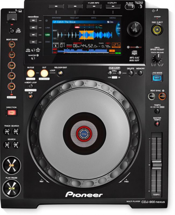 Hlavní obrázek Profesionální CD/DVD/USB/SD/MC přehrávače PIONEER DJ CDJ-900NXS