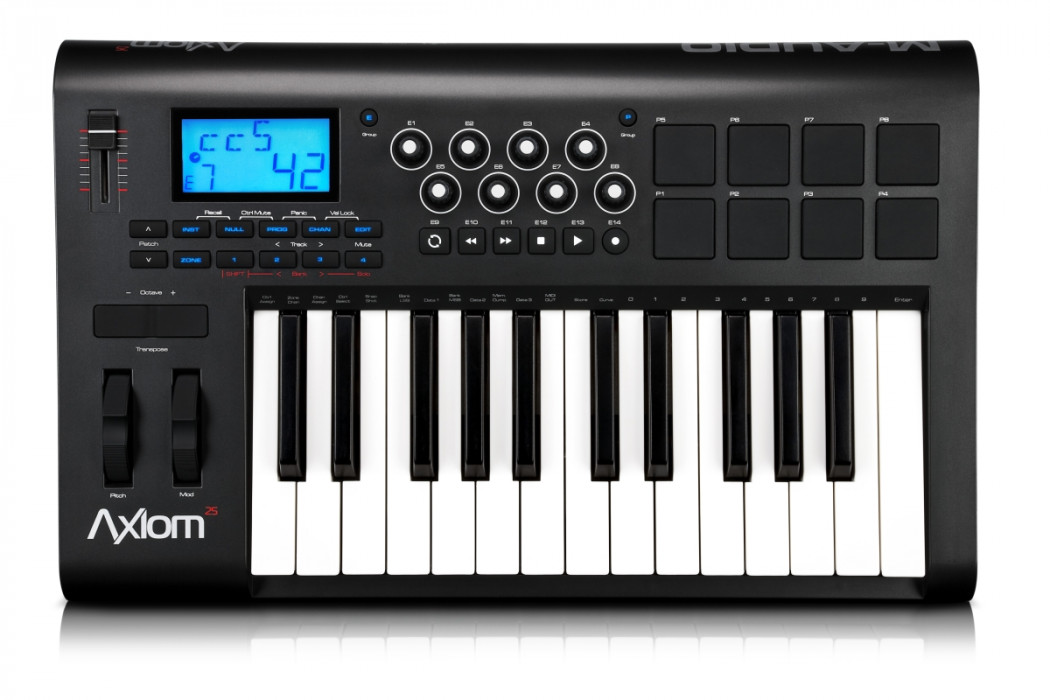 Hlavní obrázek MIDI keyboardy M-AUDIO Axiom 25 Advanced, MIDI ovladač, 25 kláves, 40 ovládacích prvků