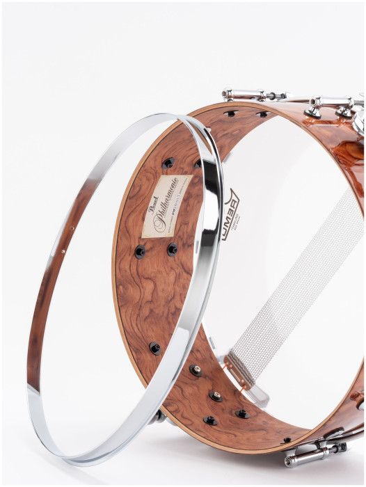 Hlavní obrázek 14" PEARL PHTF1450 Philharmonic 14”x5” Bubinga/Maple/Bubinga - Natural Bubinga Gloss