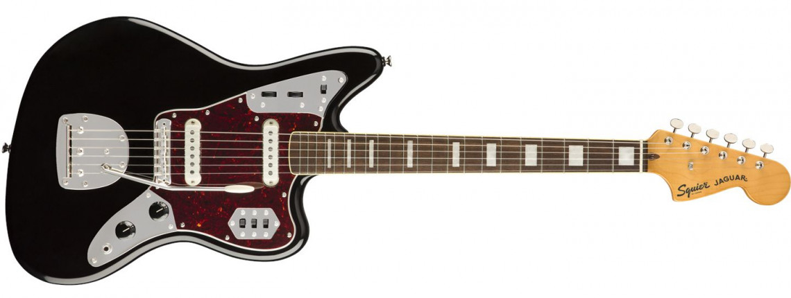 Levně Fender Squier Classic Vibe 70s Jaguar Black Laurel
