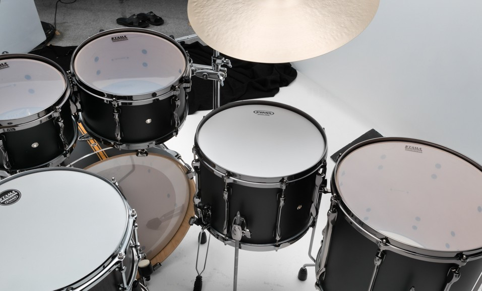 Hlavní obrázek Jiné konfigurace TAMA ML52HZBN2-FBV Superstar Hyper-Drive Duo - Flat Black Vertical Stripe