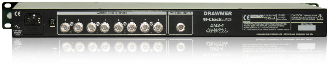 Hlavní obrázek TimeCode WoRdClock generátory DRAWMER M-Clock Lite