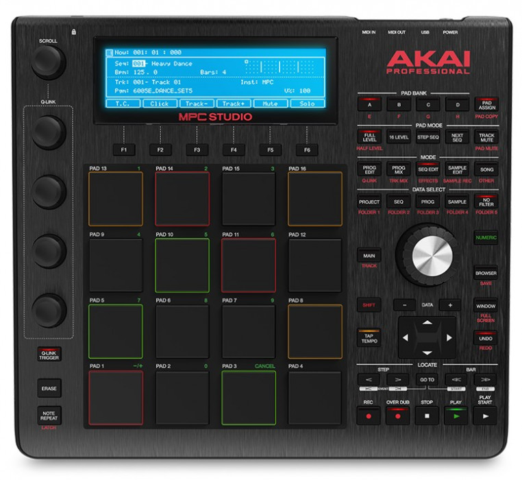 Hlavní obrázek MIDI kontrolery AKAI MPC Studio Black