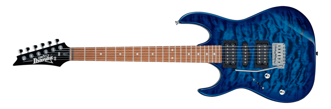 Hlavní obrázek Elektrické kytary IBANEZ GRX70QAL-TBB - Transparent Blue Burst B-STOCK