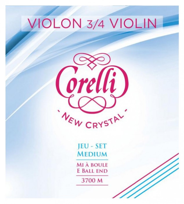 E-shop Savarez 3700M Corelli New Crystal Violin 3/4 Set - Medium