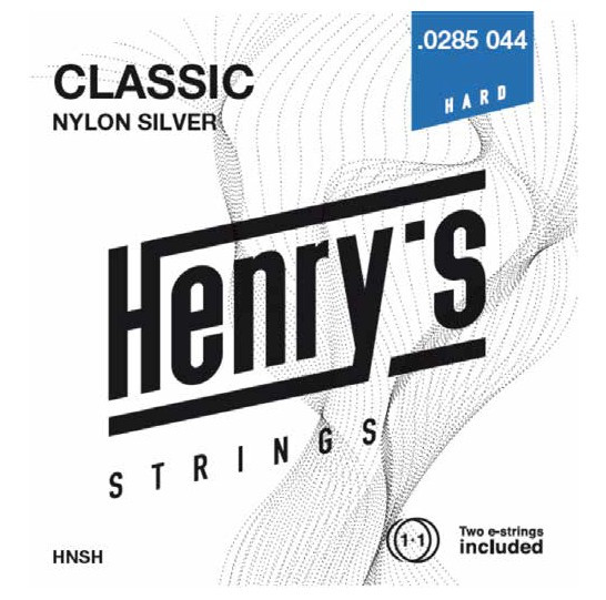 Hlavní obrázek Hard tension HENRY`S STRINGS HNSH Classic Nylon Silver - 0285“ - 044“