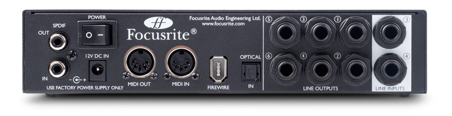 Hlavní obrázek FireWire zvukové karty FOCUSRITE Saffire PRO 24 DSP