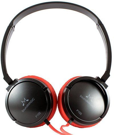 Hlavní obrázek Bezdrátová na uši SOUNDMAGIC P10S Black Red
