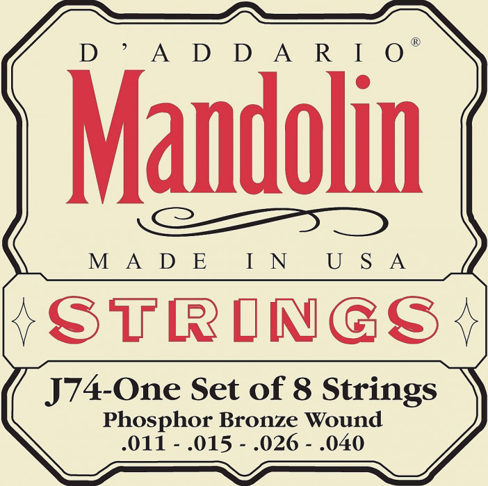 Hlavní obrázek Mandolíny, ostatní D'ADDARIO J74