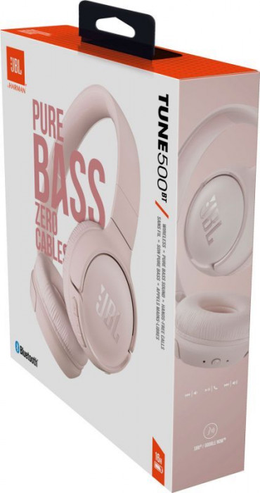 Hlavní obrázek Bezdrátová na uši JBL Tune 500BT Pink