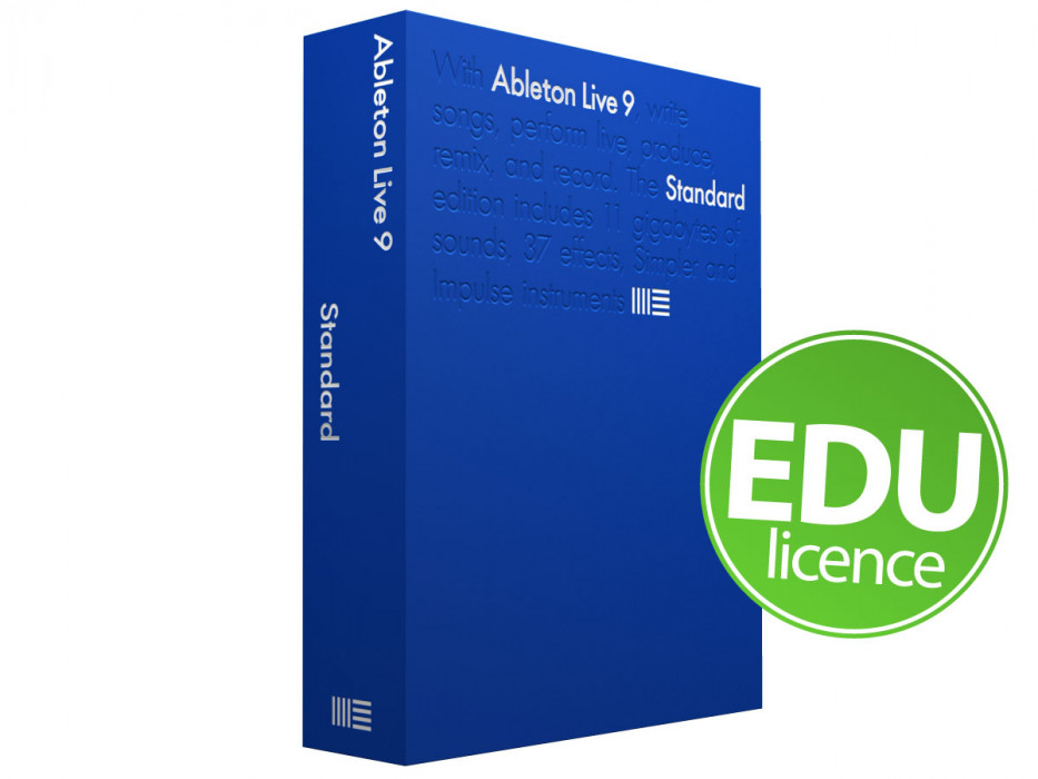 Hlavní obrázek Záznamový a multitrack software ABLETON Live 9 standard EDU