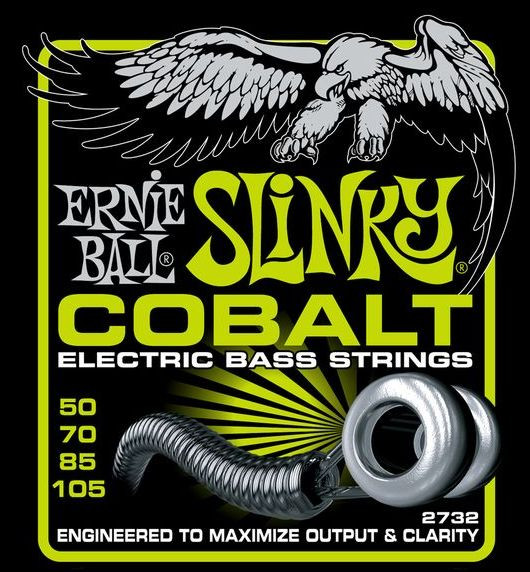 Hlavní obrázek Tvrdost .050+ ERNIE BALL P02732 Cobalt Bass Regular Slinky - .050 - .105