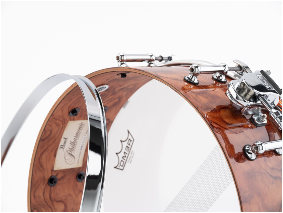 Hlavní obrázek 14" PEARL PHTF1450 Philharmonic 14”x5” Bubinga/Maple/Bubinga - Natural Bubinga Gloss