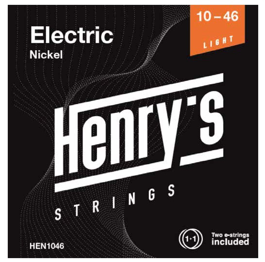 HENRY'S STRINGS HEN1046 Electric Nickel - 010“ - 046“