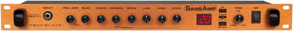 Hlavní obrázek Předzesilovače a koncové zesilovače TECH 21 SansAmp PSA-1.1