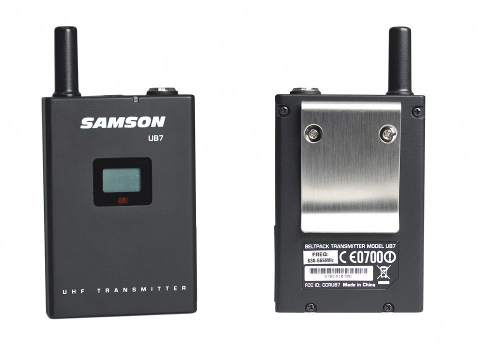 Hlavní obrázek S klopovým mikrofonem (lavalier) SAMSON SWS7SBLM10