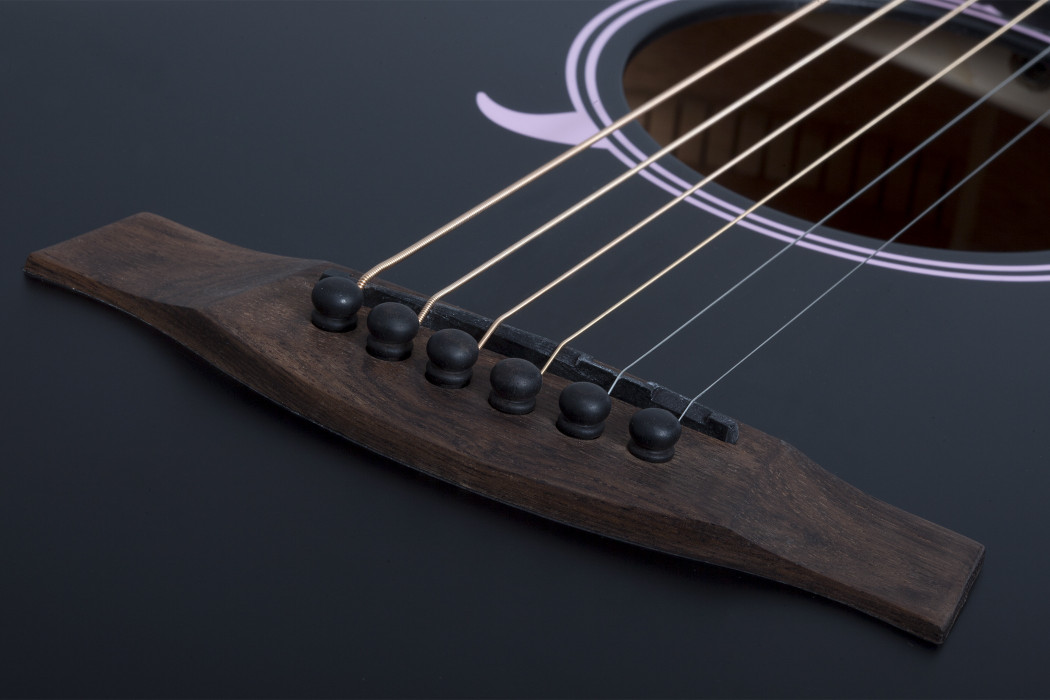 Hlavní obrázek Jumbo SCHECTER Machine Gun Kelly Acoustic - Satin Black