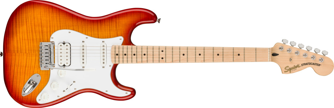 Fender Squier Affinity Series Stratocaster FMT HSS - Sienna Sunburst Obrázek