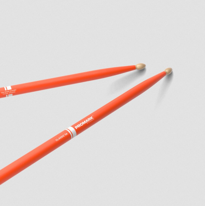 Hlavní obrázek 5A PRO-MARK TX5AW-ORANGE Classic 5A Painted Hickory Wood Tip - Bright Orange