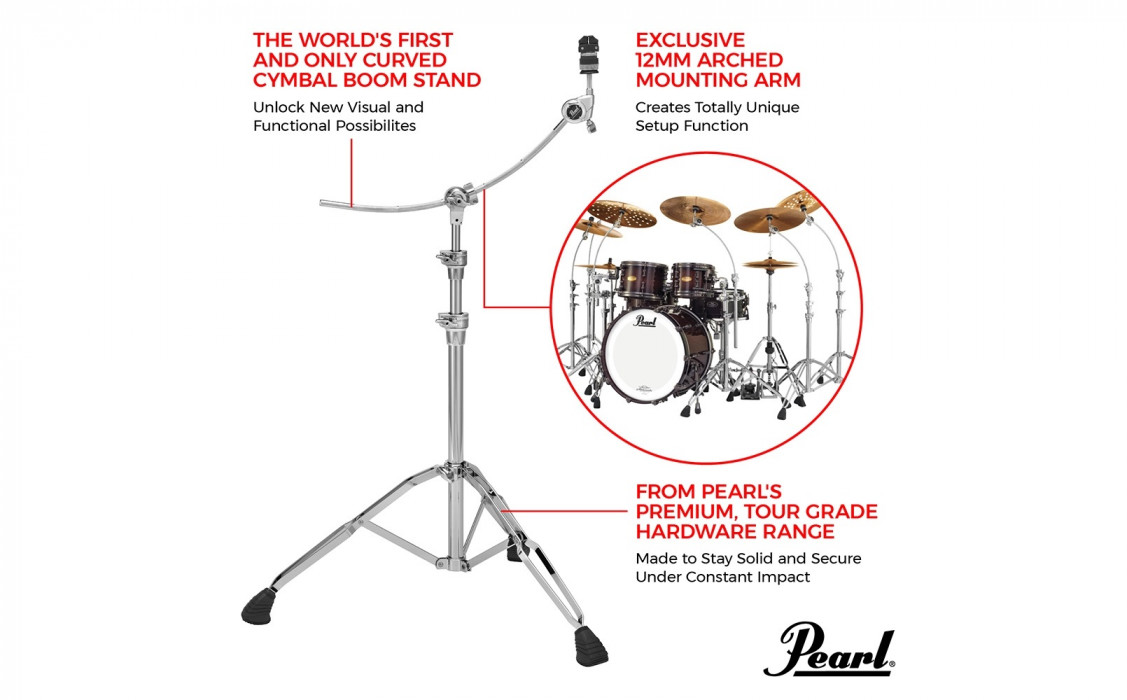 Hlavní obrázek Stojany pro činely s ramenem PEARL B-1030C