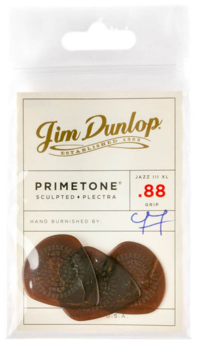 Hlavní obrázek Tvrdost 0.88 DUNLOP Primetone Jazz III XL Grip Pick 0,88mm, 12ks