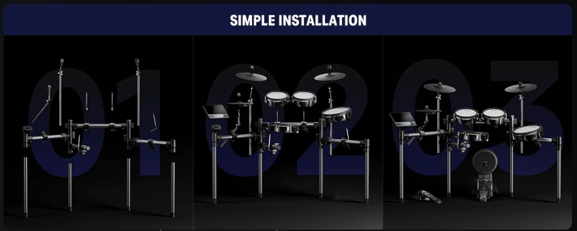 Hlavní obrázek Elektronické soupravy DONNER BackBeat