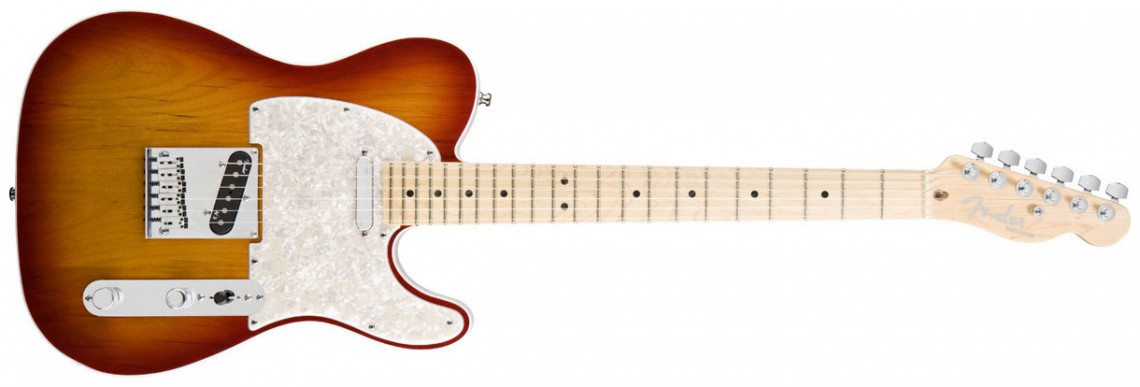 Hlavní obrázek T - modely FENDER American Deluxe Telecaster® Maple Fingerboard - Aged Cherry Sunburst
