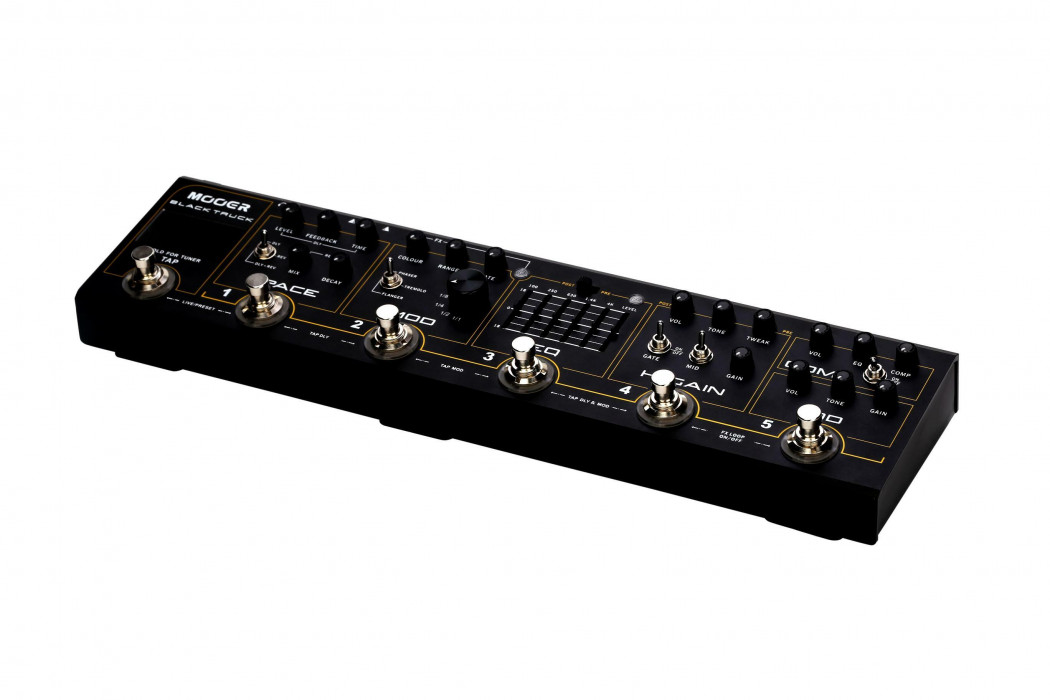 Hlavní obrázek Multiefekty, procesory MOOER Black Truck - Multi-Effects Pedal