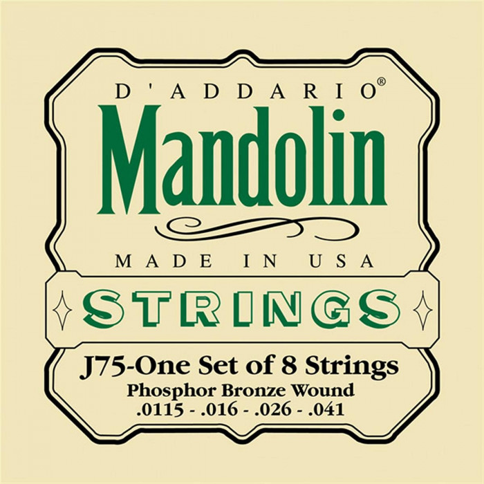 Hlavní obrázek Mandolíny, ostatní D'ADDARIO J75, sada strun na mandolínu