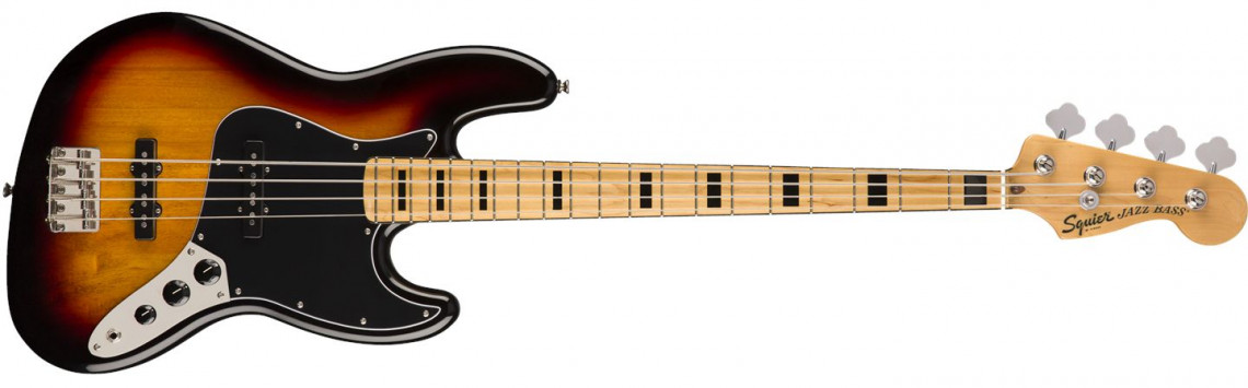 Levně Fender Squier Classic Vibe 70s Jazz Bass 3-Color Sunburst Maple