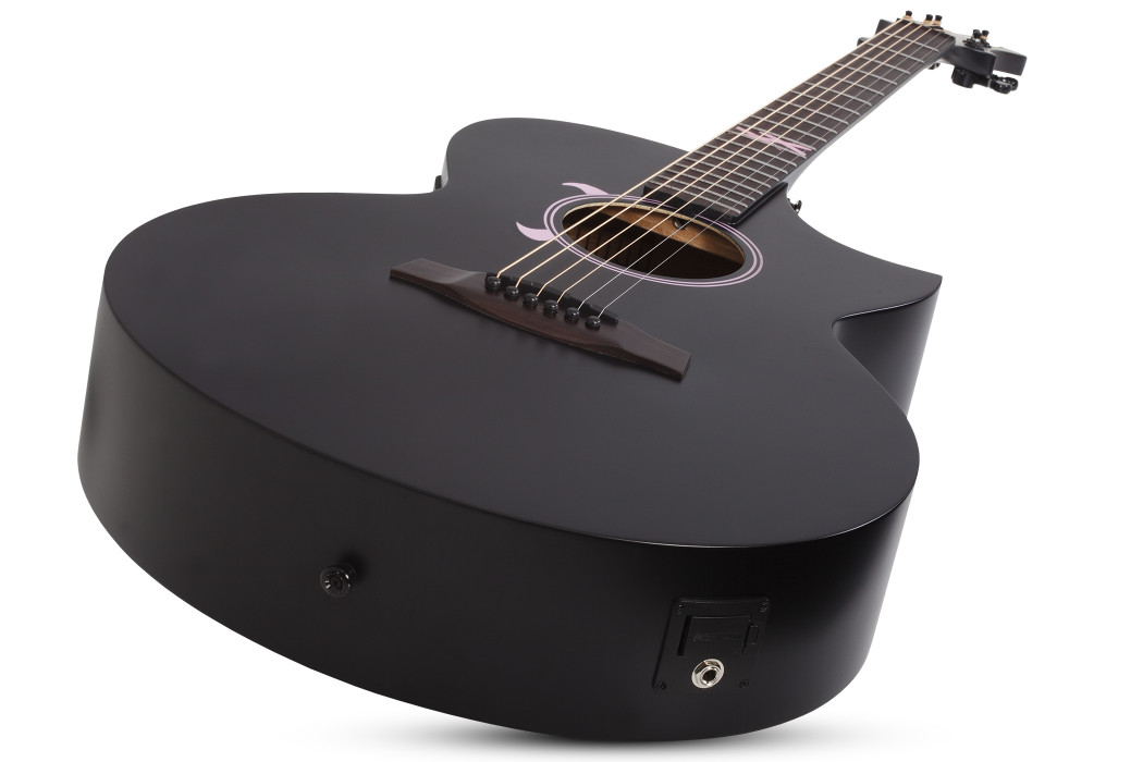 Hlavní obrázek Jumbo SCHECTER Machine Gun Kelly Acoustic - Satin Black
