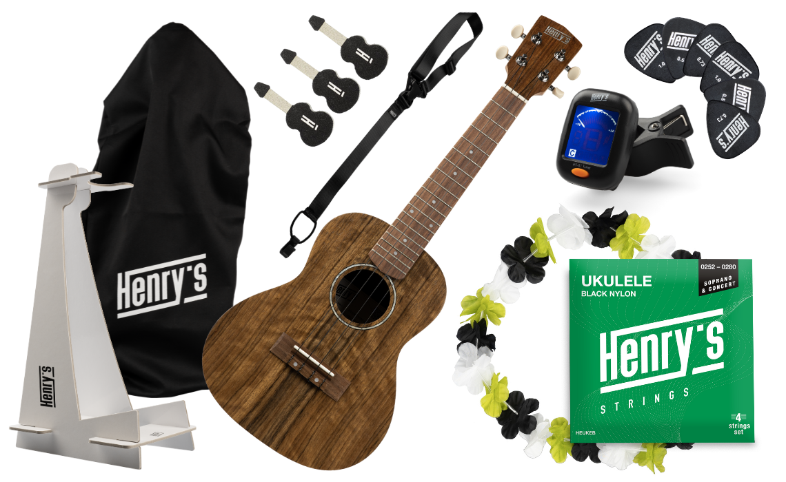 Levně Henry`s Guitars HEU10MCFP Medium Full-Pack