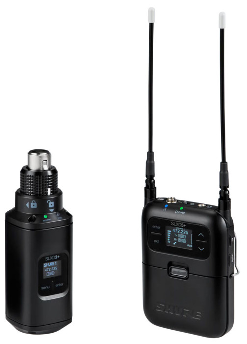 Hlavní obrázek S bateriovým přijímačem (ke kamerám) SHURE SLXD35+-S50