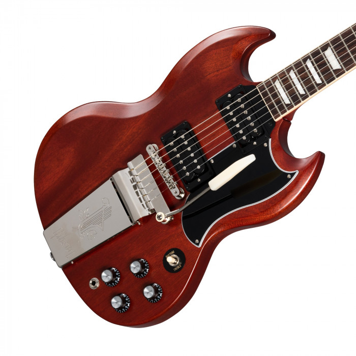 Hlavní obrázek SG GIBSON SG Standard '61 Faded Maestro Vibrola - Vintage Cherry