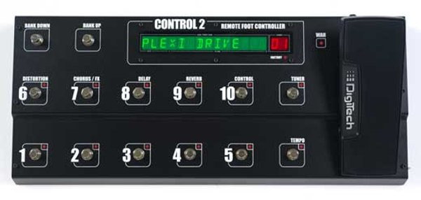 Hlavní obrázek Footswitche a přepínače DIGITECH Control 2
