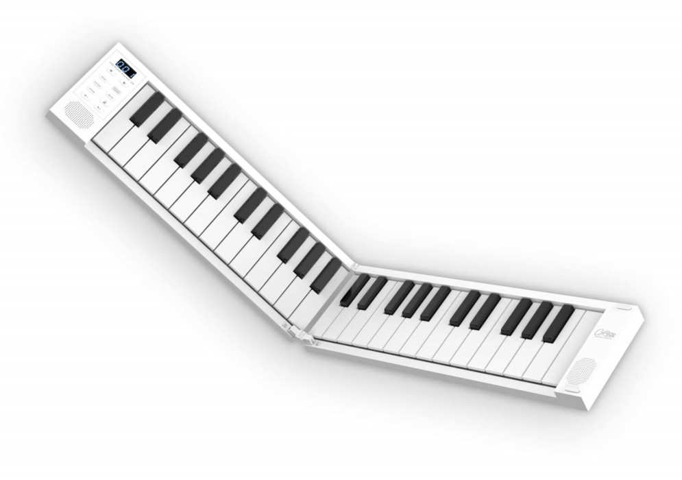 E-shop Carry-on Folding Piano 49 Touch - White