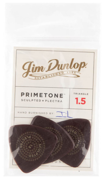Hlavní obrázek Tvrdost do 2.0 DUNLOP Primetone Triangle Smooth Grip Pick 1.5mm, 12ks