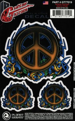 Hlavní obrázek Oblečení a dárkové předměty PLANET WAVES GT77019 Peace Tribal Tattoo