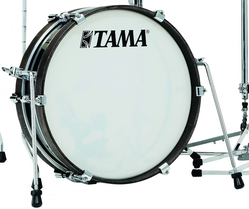 Hlavní obrázek Jednotlivé bubny TAMA LJKB18H3-HBK Club-JAM Pancake Bass Drum 18”x4” - Hairline Black
