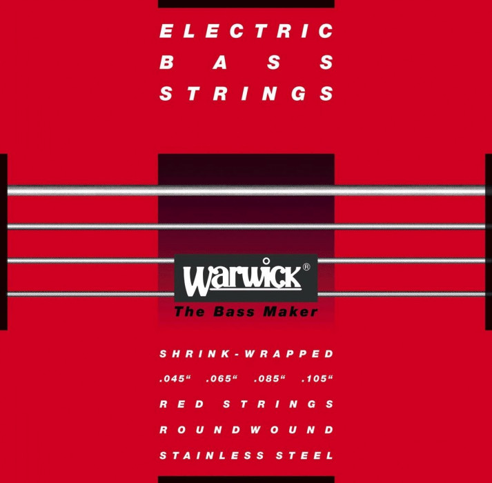 Levně Warwick 42210 - Red Label 4-string Set M - .040 - .100