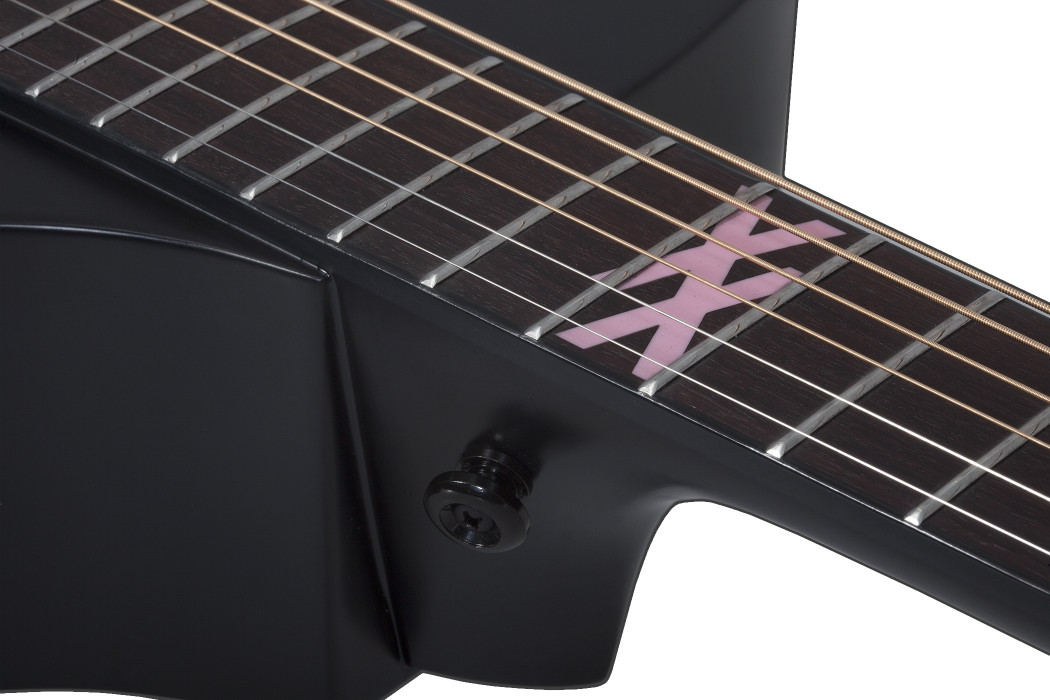 Hlavní obrázek Jumbo SCHECTER Machine Gun Kelly Acoustic - Satin Black