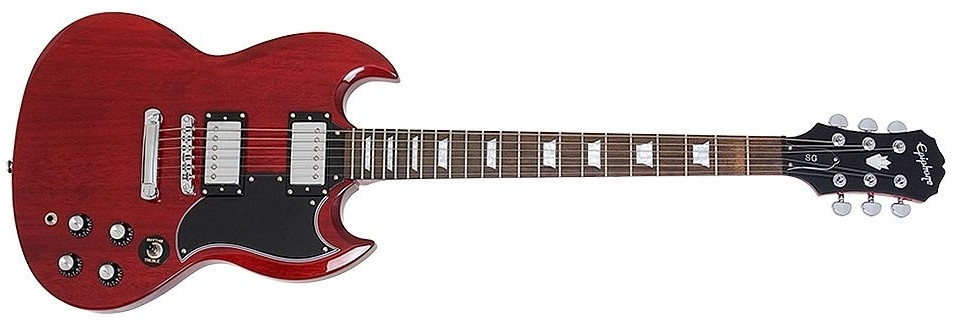 Hlavní obrázek SG EPIPHONE G400, Rosewood fingerboard - Worn Cherry - Levoruká