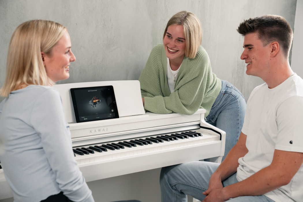 Hlavní obrázek Klávesy KAWAI CN201W - Premium White Satin